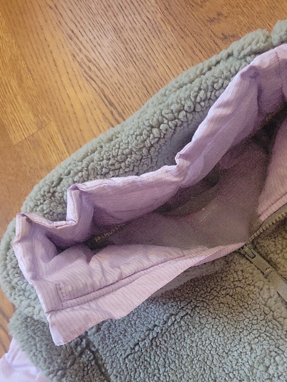 FP Movement Half-Zip Sherpa Slightly Cropped Pullover, Small - Picture 7 of 12
